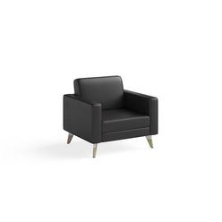 Safco Resi Lounge Chair, Black