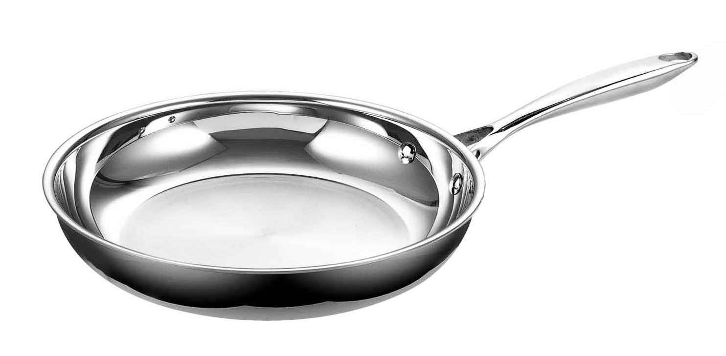 Cooks Standard - NC-00215 Cooks Standard Multi-Ply Clad Stainless Steel frying pan, 8 inch, Silver