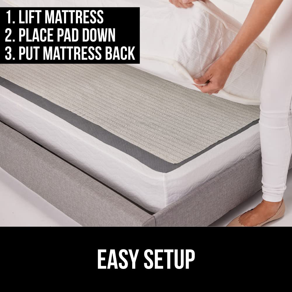 Gorilla Grip Original Mattress Slide Stopper and Gripper, Queen, Keep Bed  and Topper Pad from Sliding