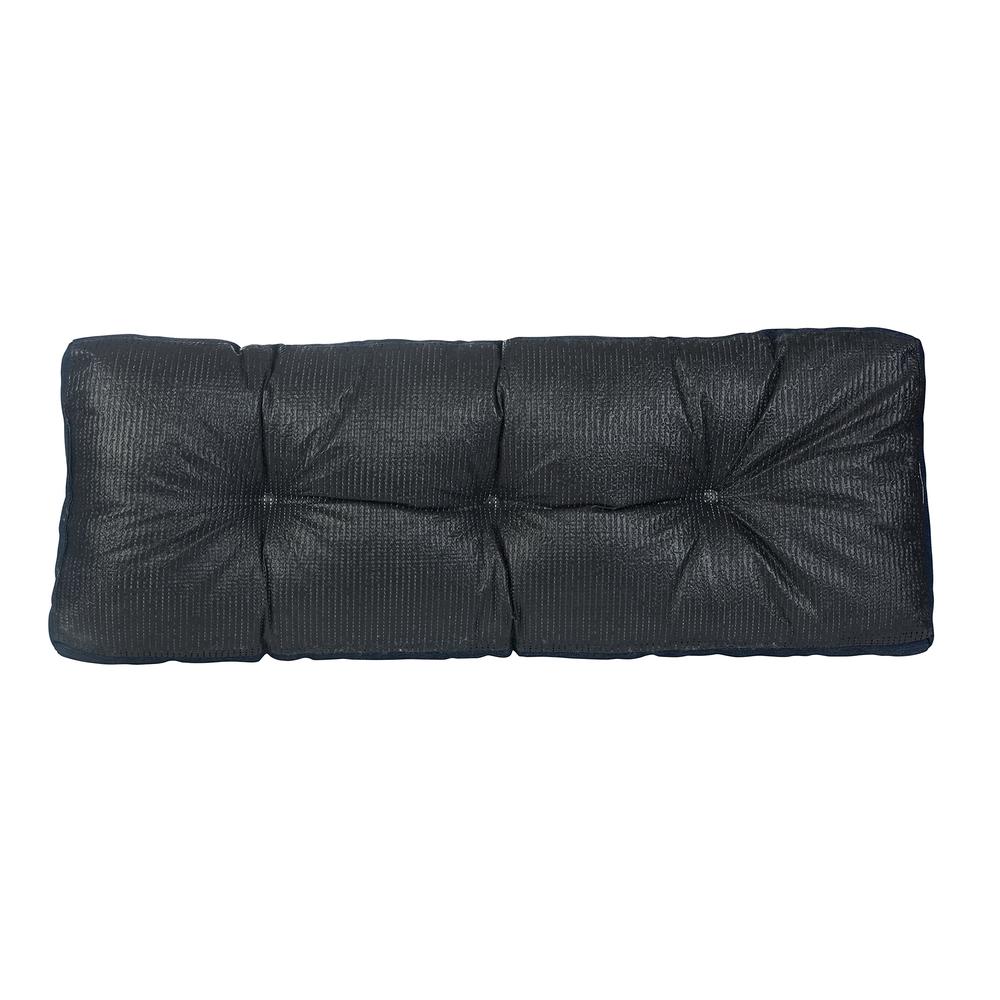 Klear Vu The Gripper Omega Non-Slip Tufted Bench Cushion for Indoor Furniture, Entryway Storage, Bay Window, Corner Nook or Pian