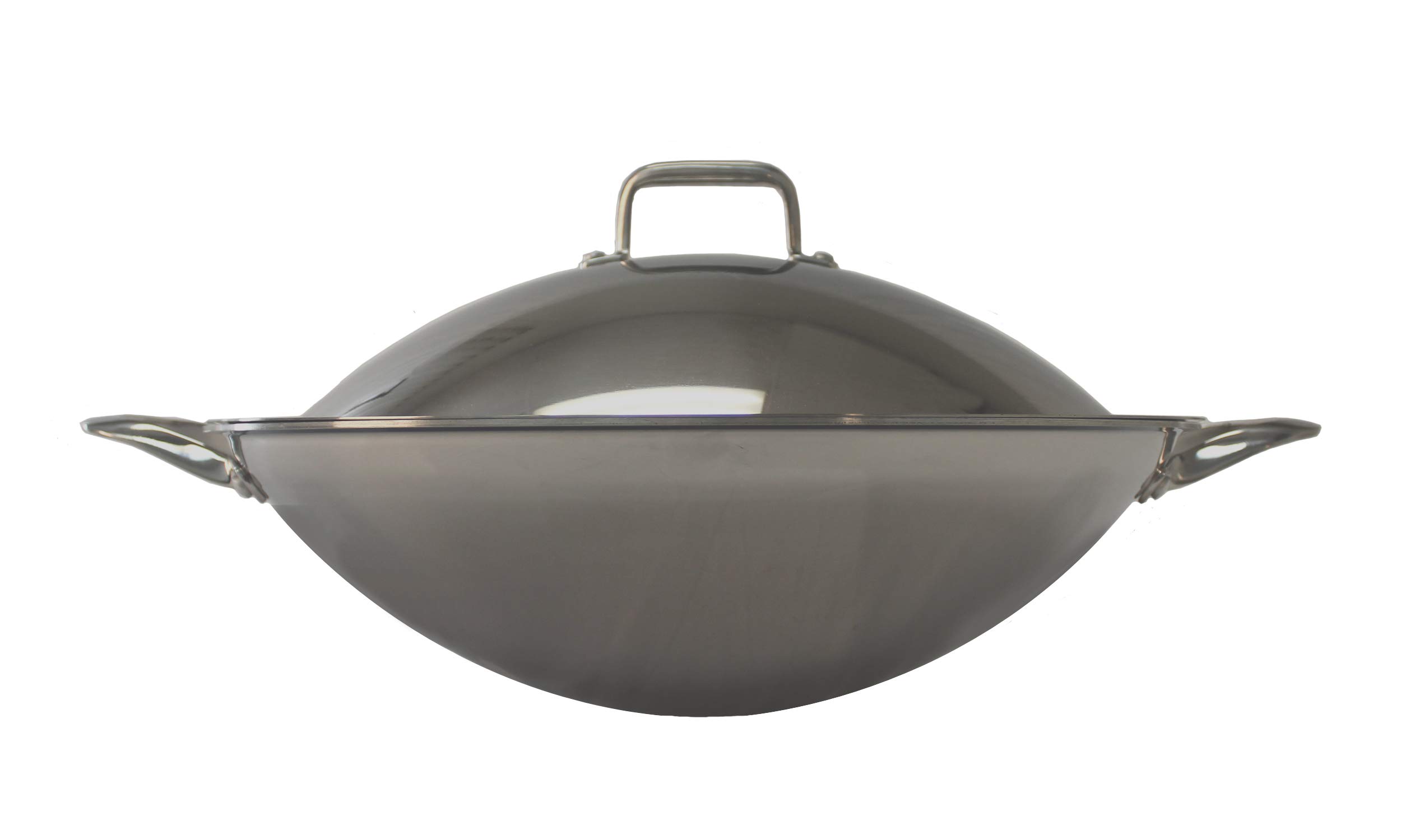 SPT SL-PA400A: 16.5″ Stainless Steel Wok with Lid (Induction Ready)