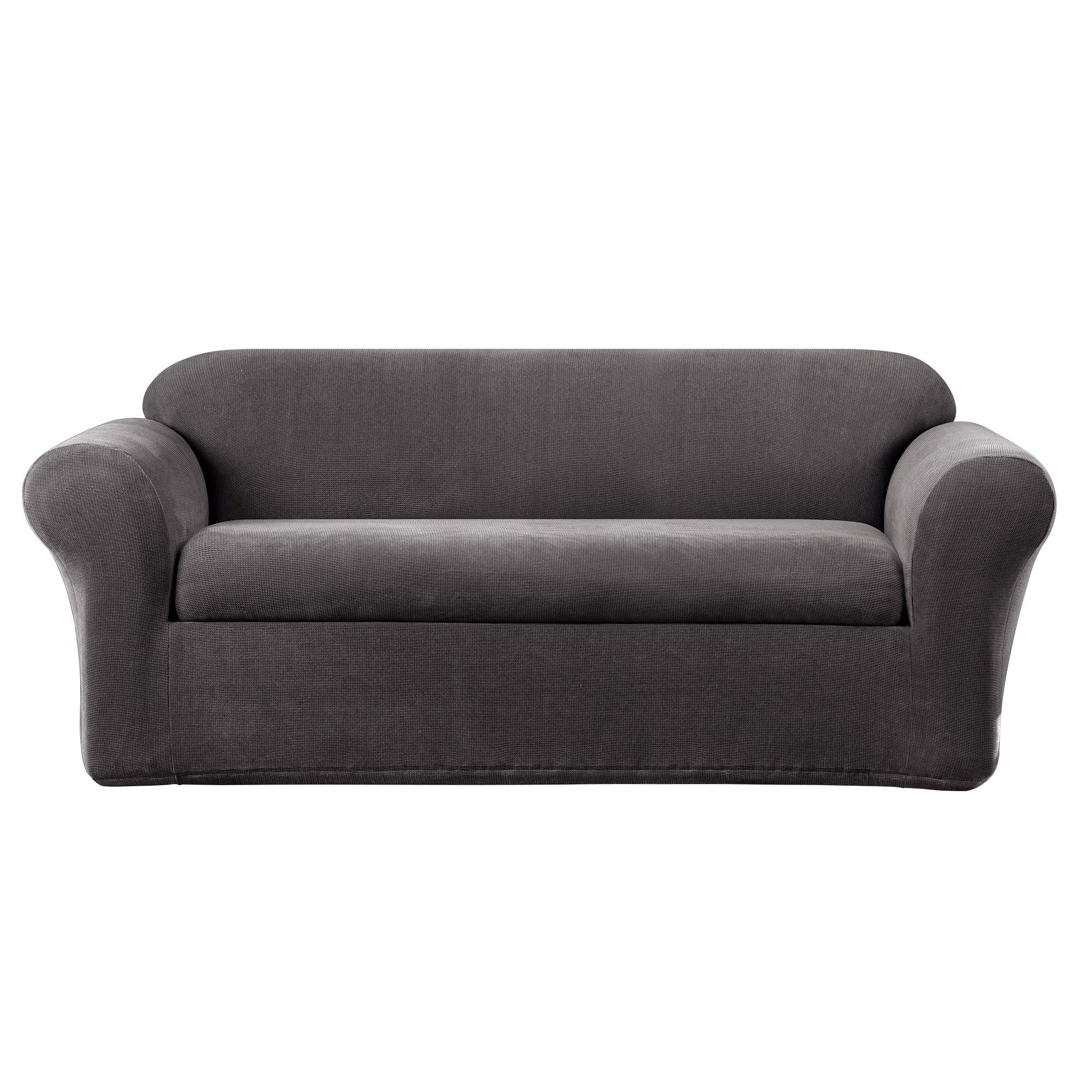 SureFit Home Decor Stretch Metro Pet Chair Furniture Cover, Sofa, Gray Color