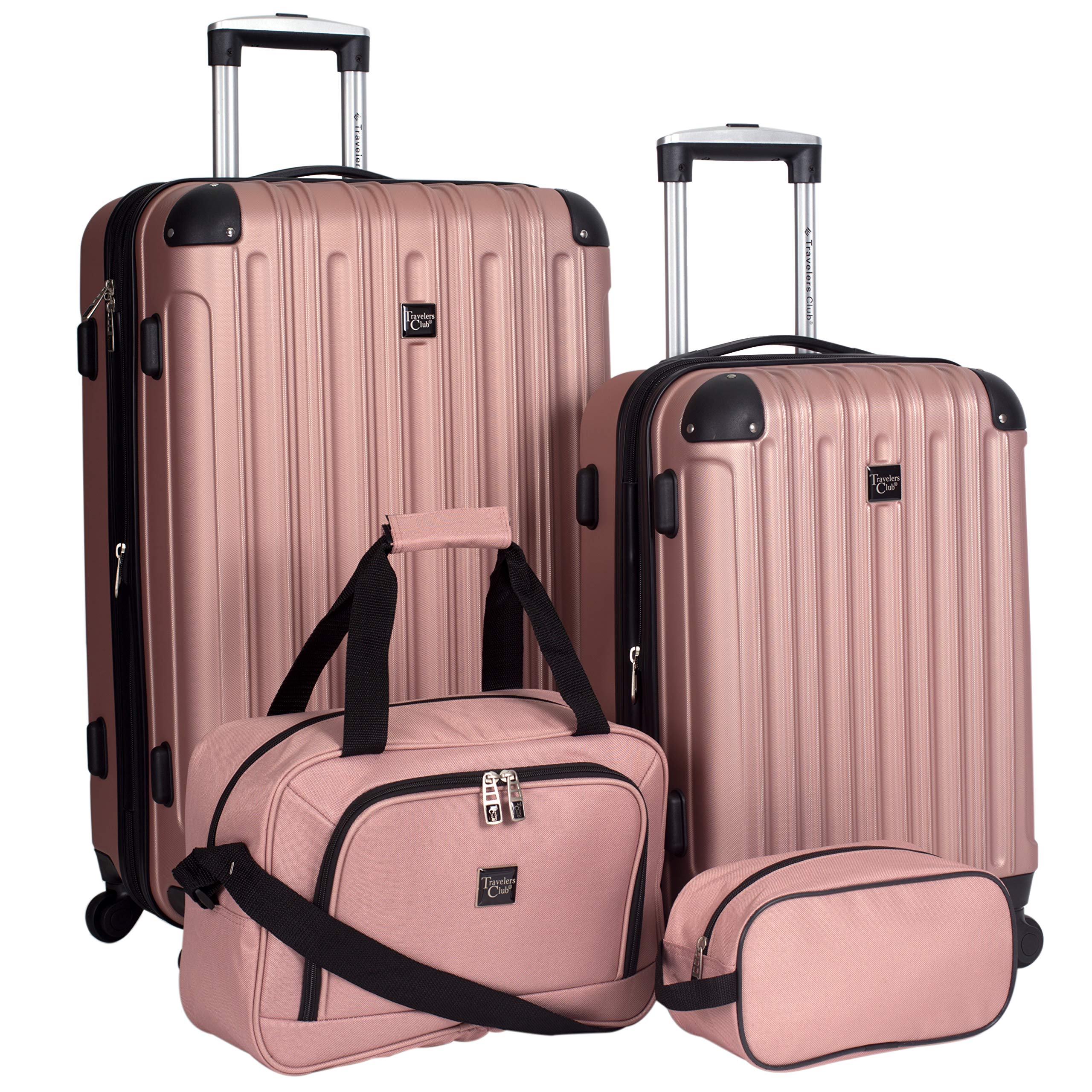 Travelers Club Expandable Midtown Hardside 4-Piece Luggage