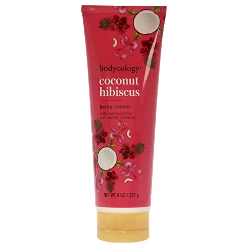 Bodycology Coconut Hibiscus Moisturizing Body Cream - 8 Oz