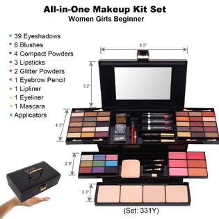MISS ROSE M 58 Color Professional Makeup pallet, Makeup Kit for Women Full  Kit, All In
