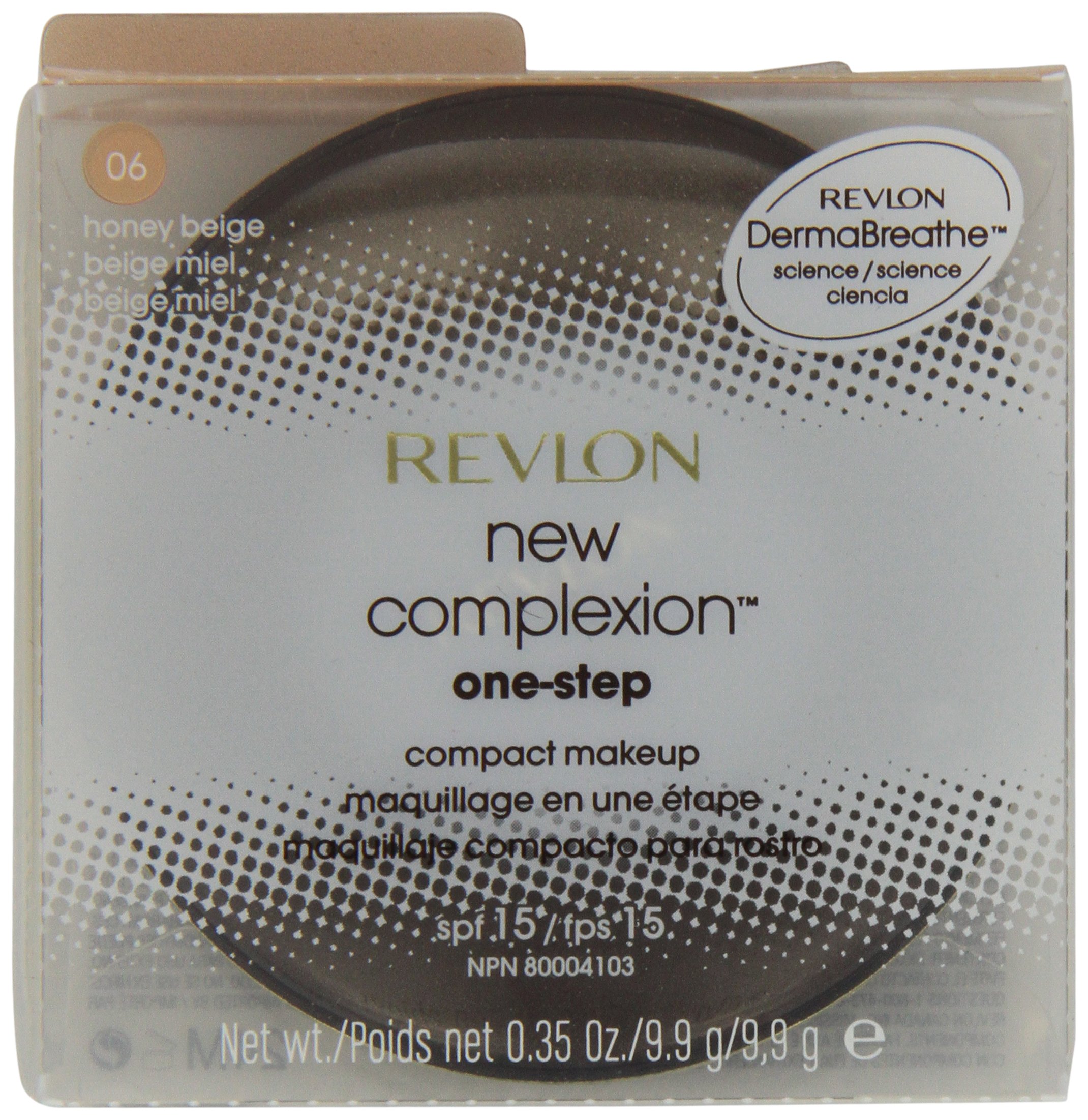 Revlon New Complexion One-Step Makeup, SPF 15, Honey Beige 06, 0.35 Ounce