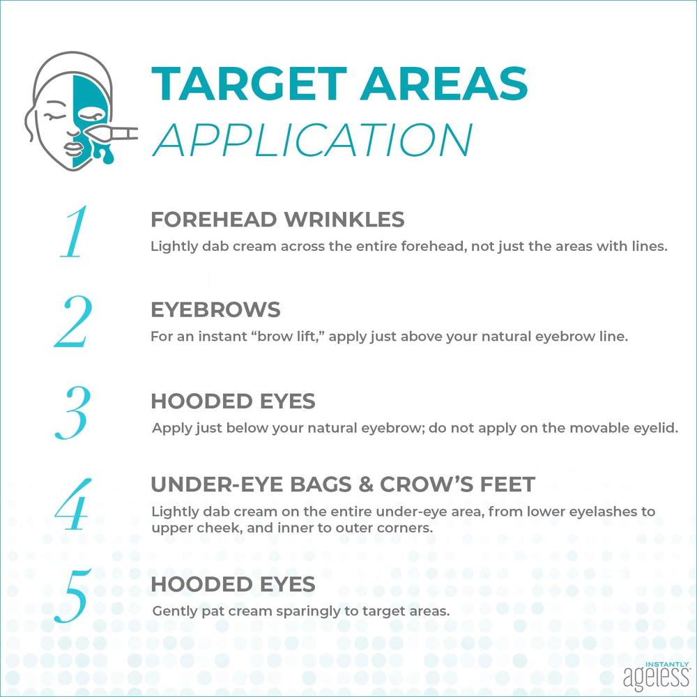 Instantly Ageless Facelift - Instant Eye Bag Remover Puffiness - 10 Vials - Instant Under Eye Bags Remover - Wrinkle Tightener -