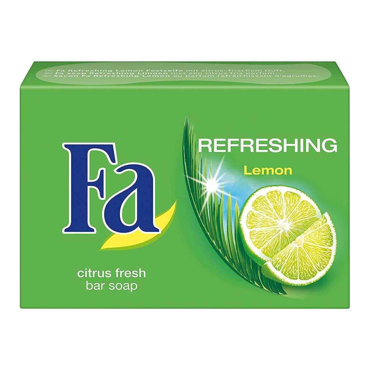 Fa Bar Soap - Refreshing with Lemon Extract Refreshing Lemon 3 Soaps