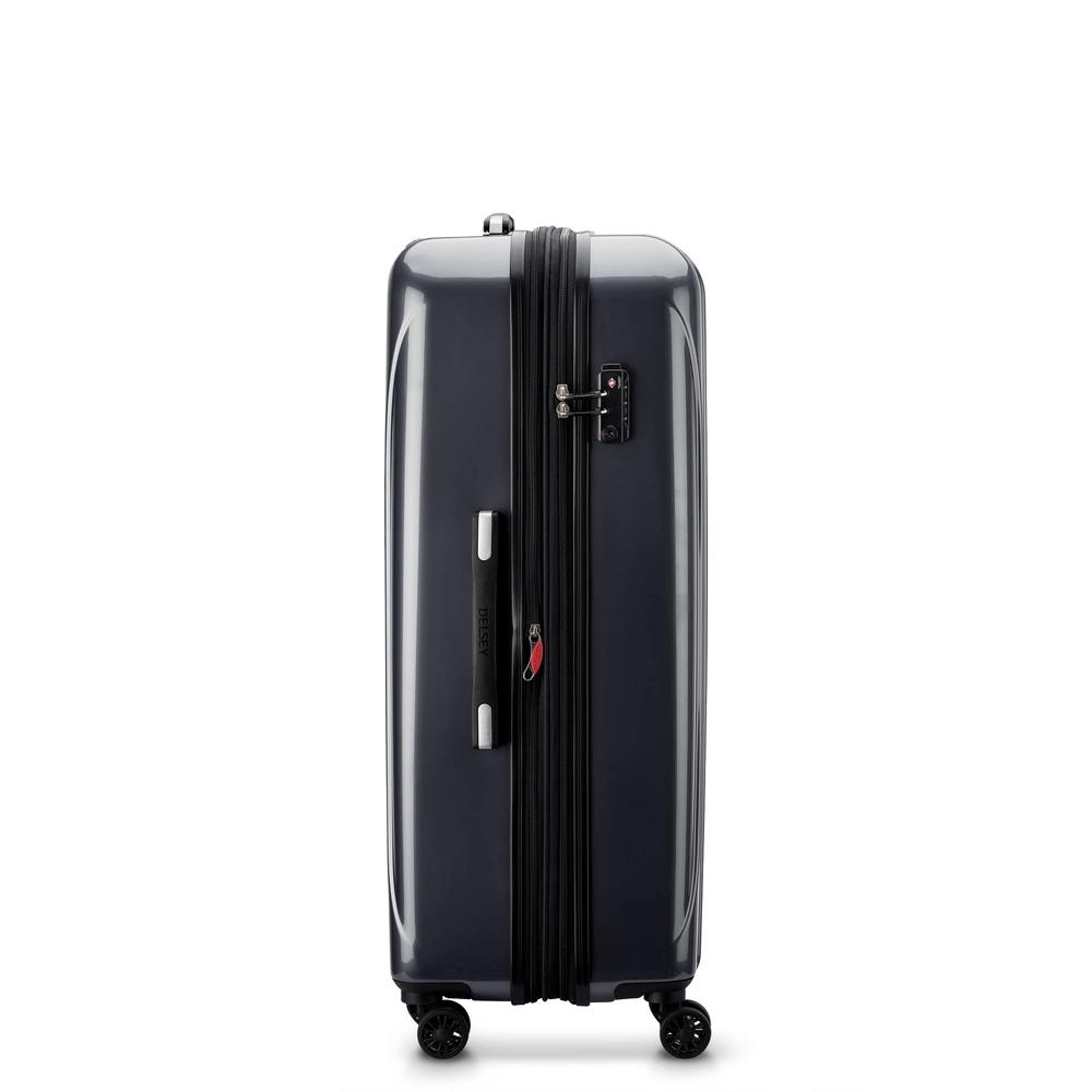 DELSEY Paris Helium Aero Hardside Expandable Luggage with Spinner Wheels, Titanium, checked-Large 29 Inch