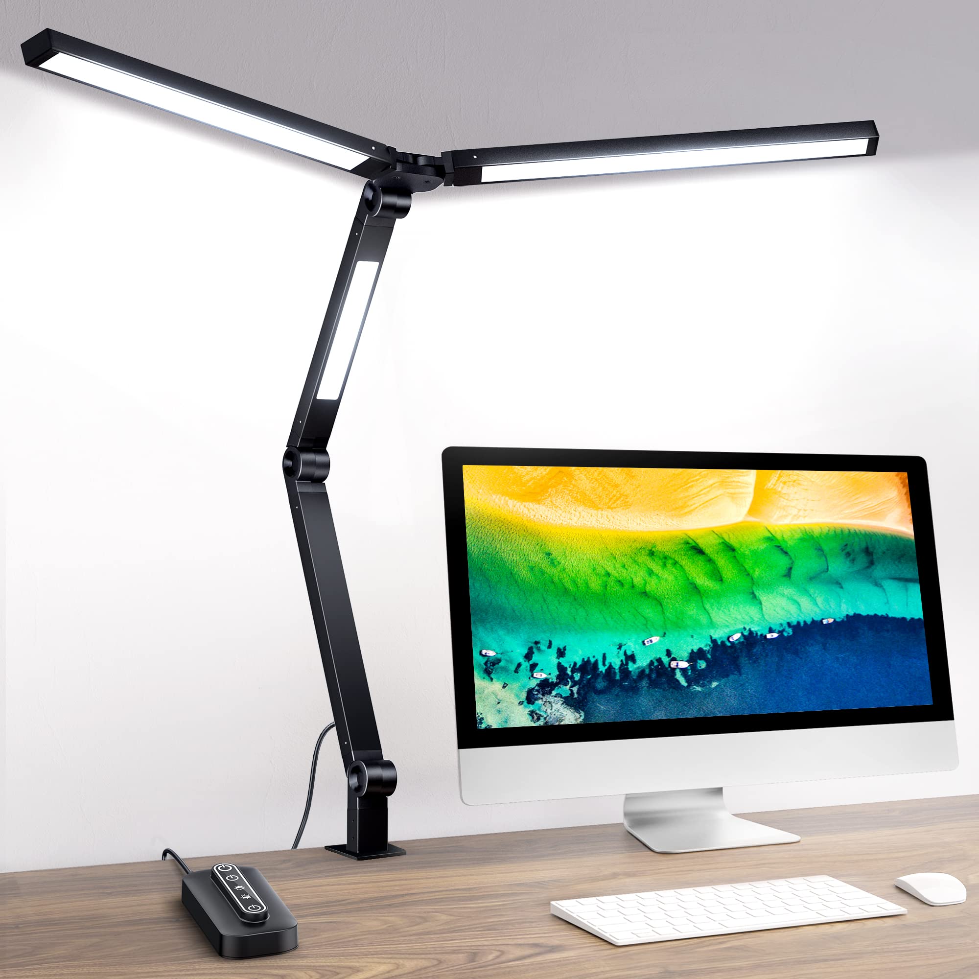 â€ŽMediAcous MediAcous LED Desk Lamp with clamp, Three
