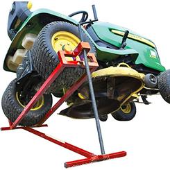 VOUNOT Ride on Lawn Mower Jack Lift, Telescopic Maintenance Jack for Lawn mowers and garden Tractors, Weight capacity 880 Lbs, R