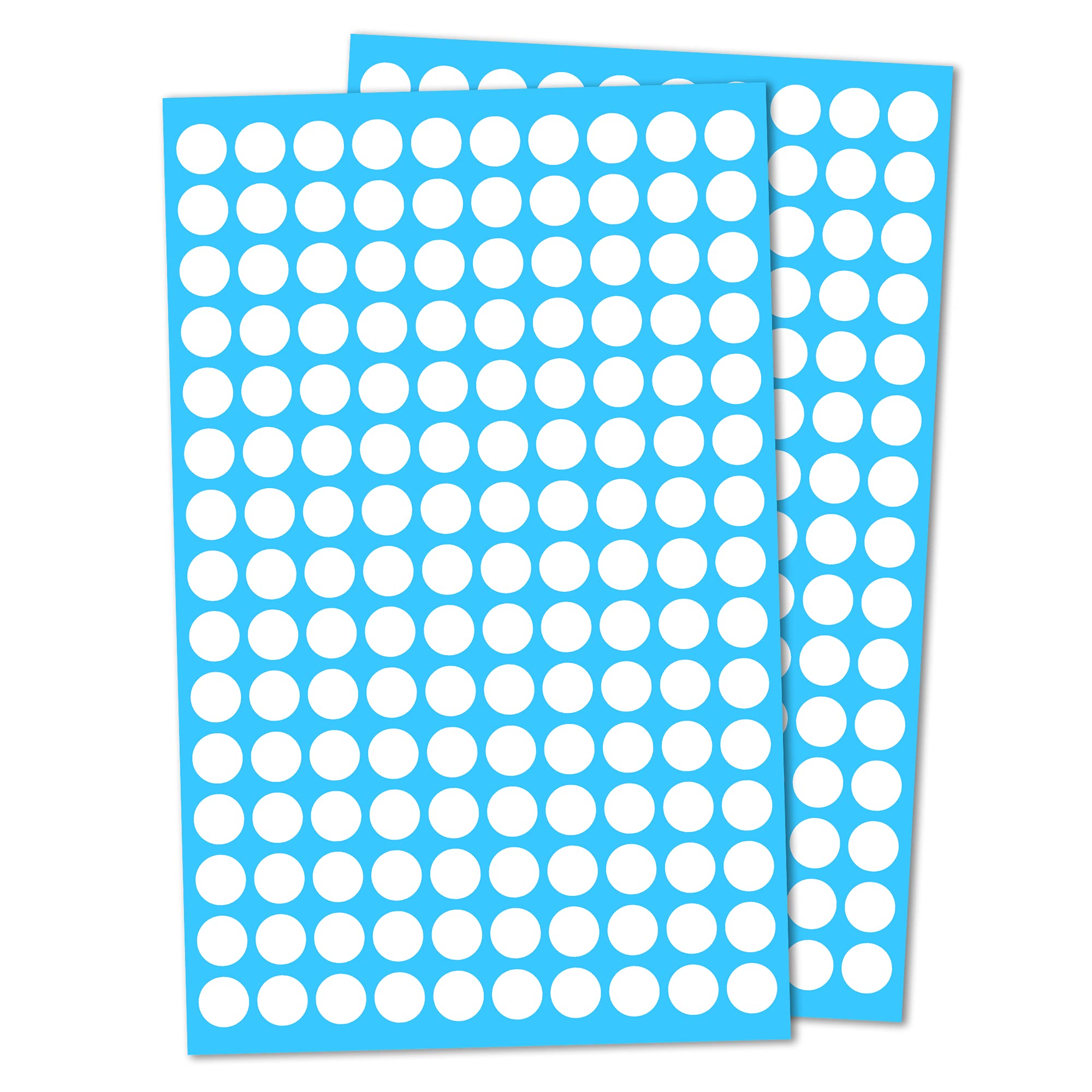 TownStix CC 3000 Pack, 0375 Round colored Dot Stickers circle
