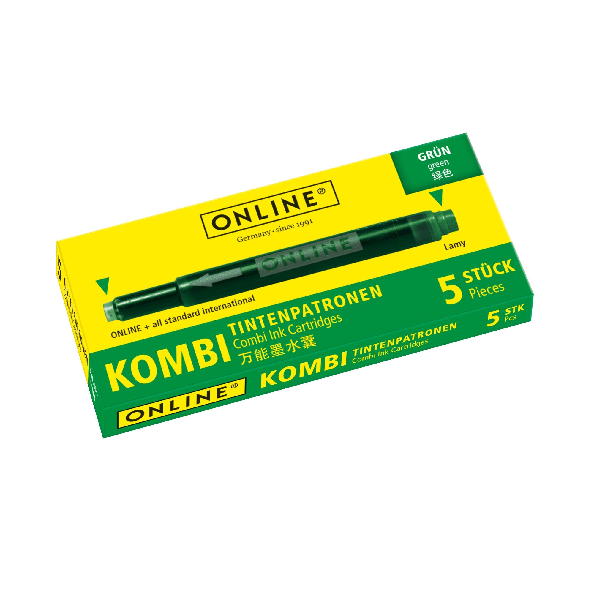 Online cartridge Ink green 17144
