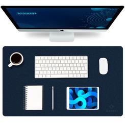 K KNODEL Desk Mat, Mouse Pad, Desk Pad, Waterproof Desk Mat for Desktop, Leather Desk Pad for Keyboard and Mouse, Desk Pad Prote