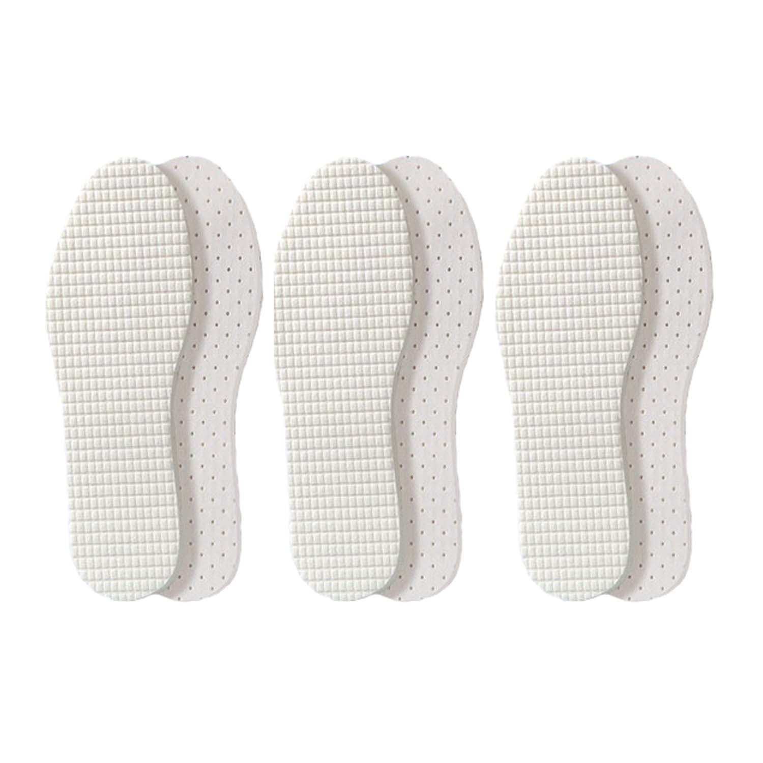 VivoFoot Pairs Anti Odour cotton Shoe Insoles, Breathable Terry