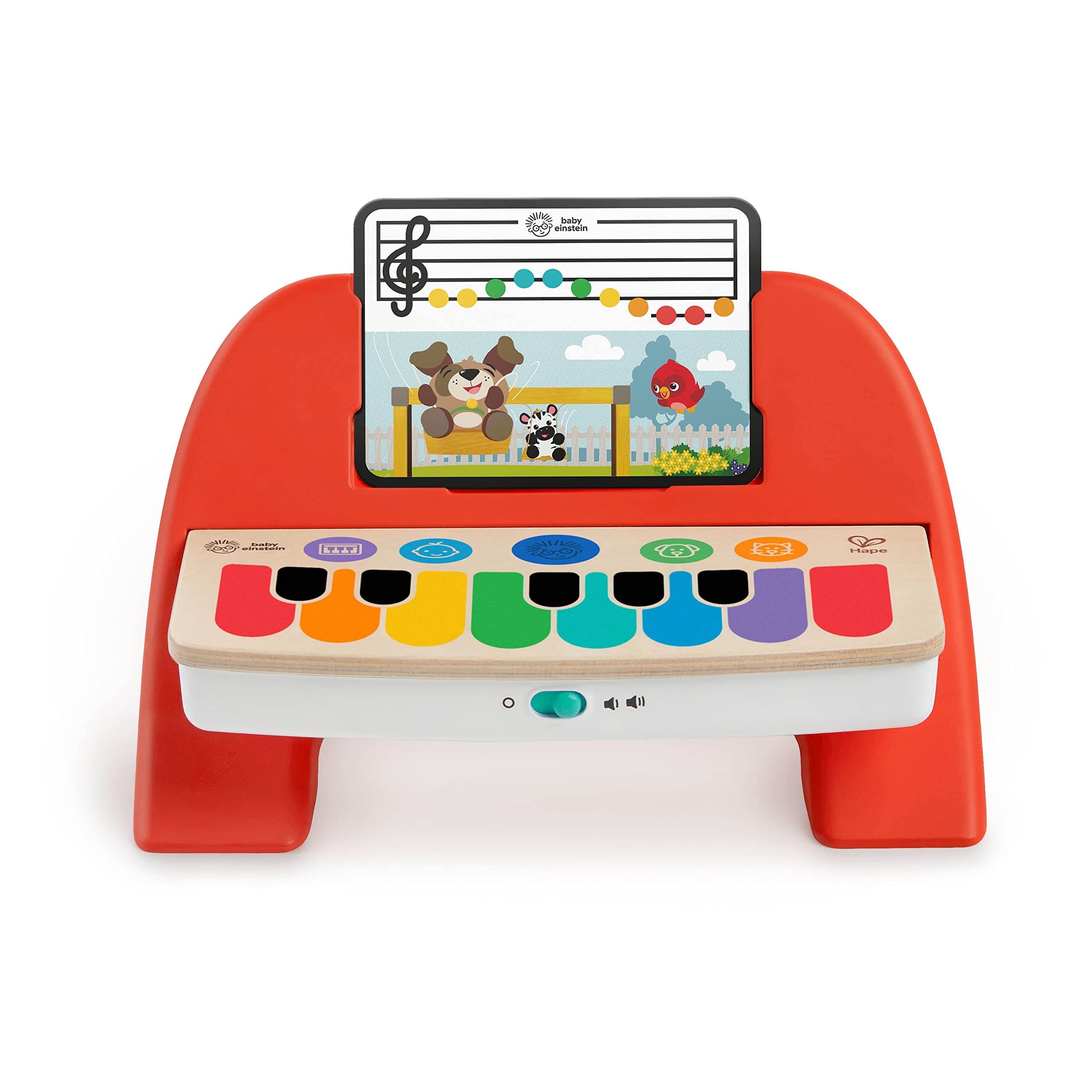 Baby Einstein calAs First Melodies Magic Touch Wooden Piano Musical Baby Toy, Ages 6 Months +