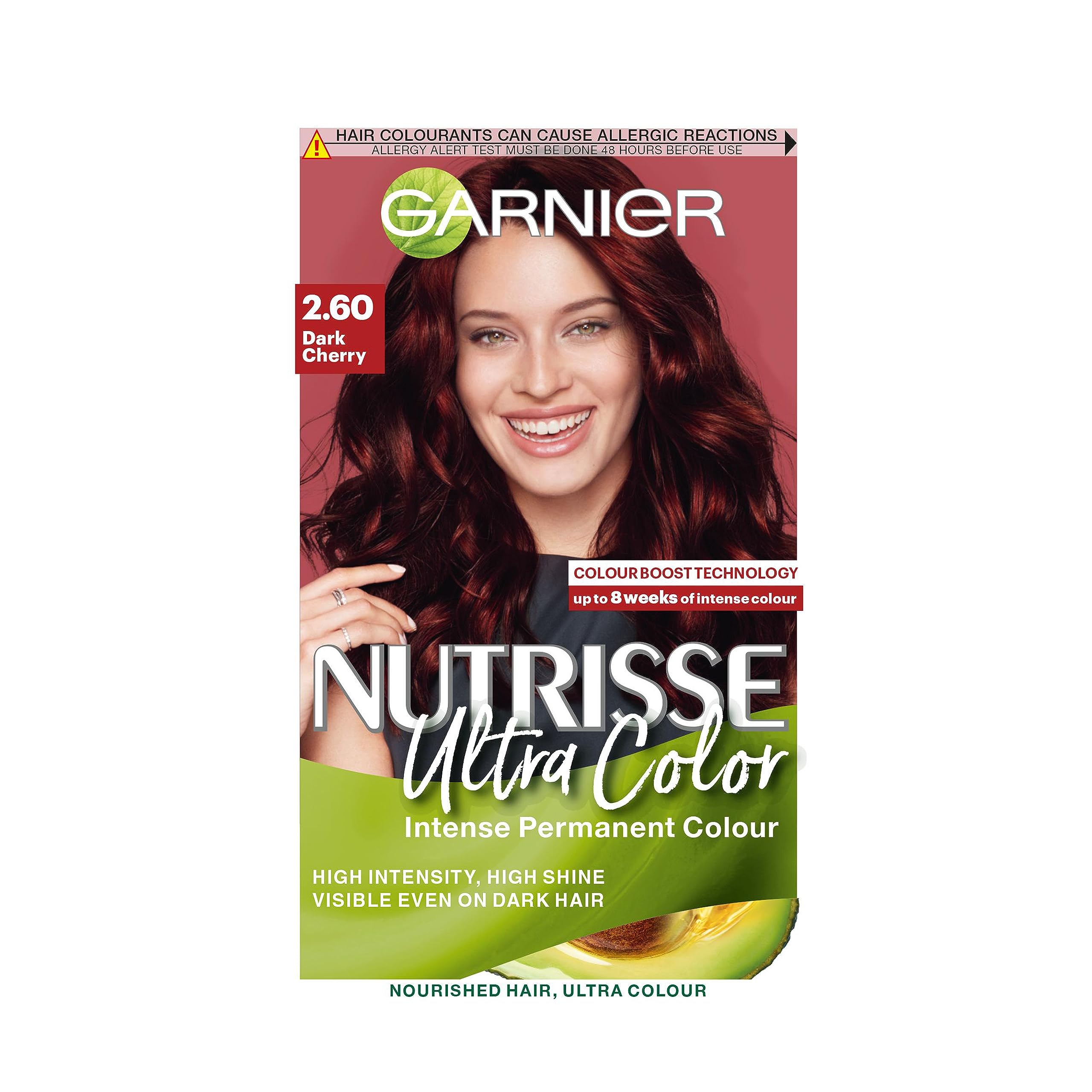 garnier Nutrisse Ultra color 26 Dark cherry Red Permanent Hair color
