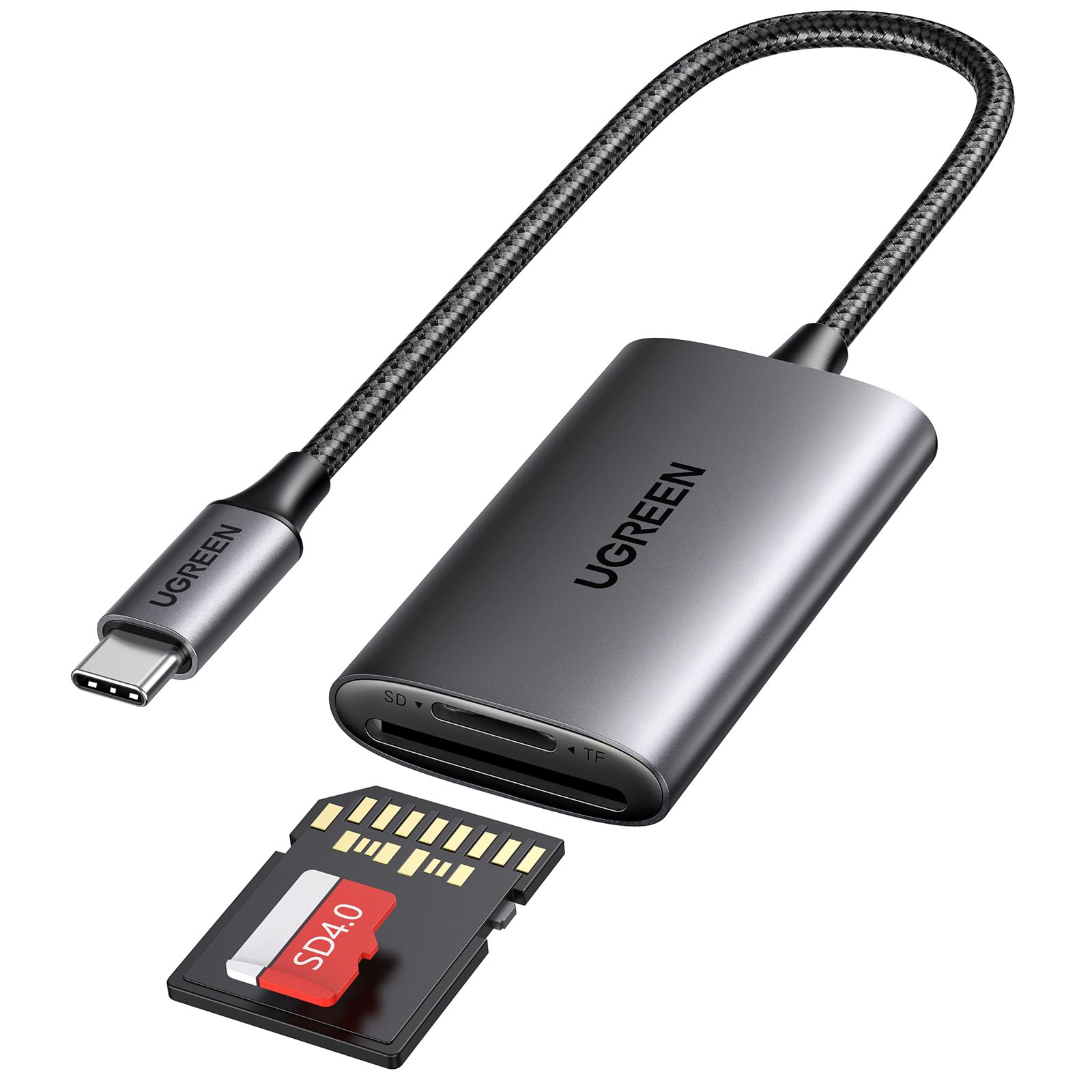 UgREEN UHSII USB c SD card Reader, USB c SD 40 Memory card Reader Fast