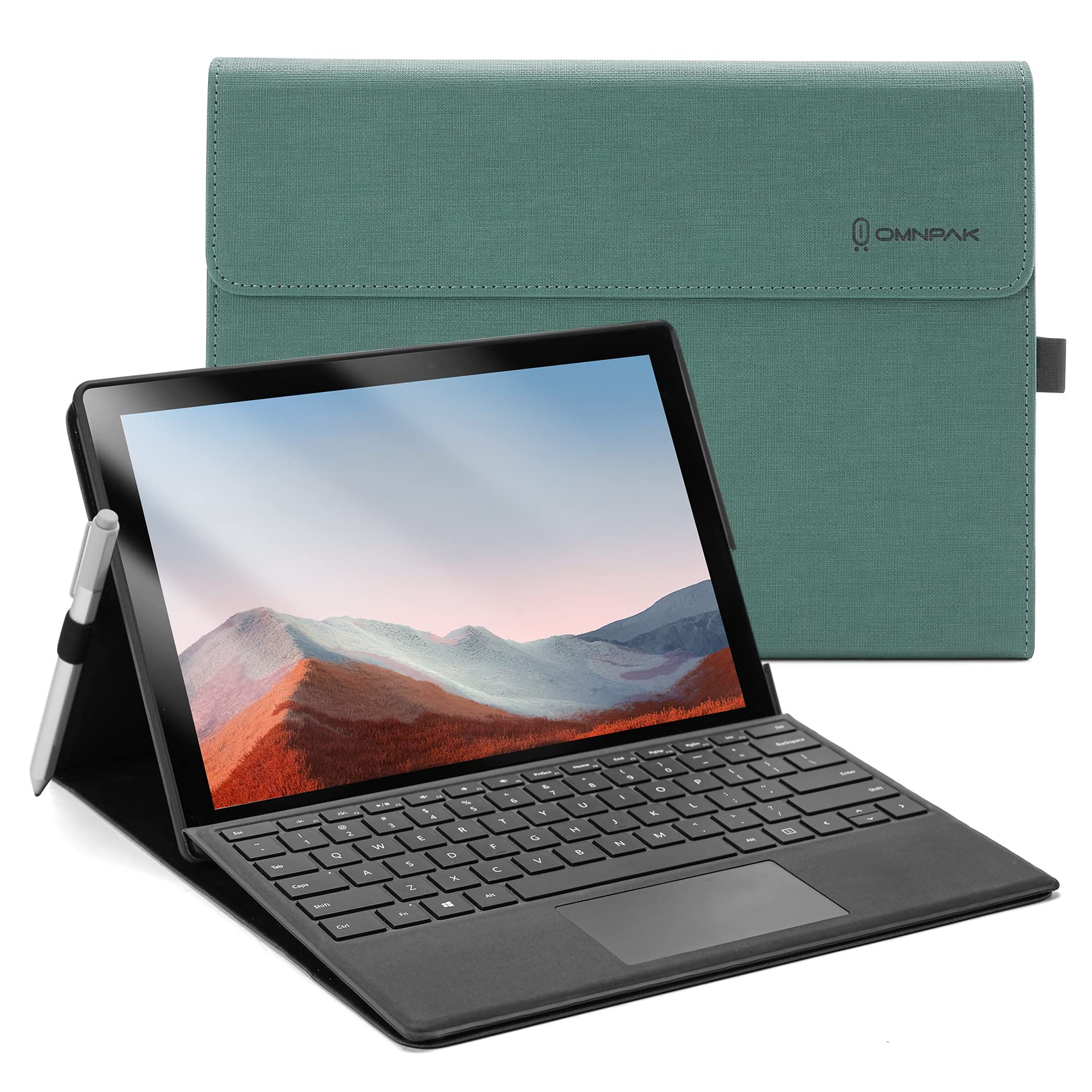 Omnpak Microsoft Surface Pro 7 case,Protective case for 123 Inch Surface Pro 7 Plus, Surface Pro 7, Surface Pro 6, Pro 5, Pro 4 