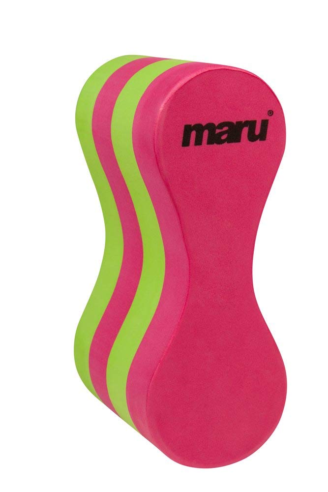 Maru Unisex-Youth AT7128 Pull Buoy, PinkLime, Kids