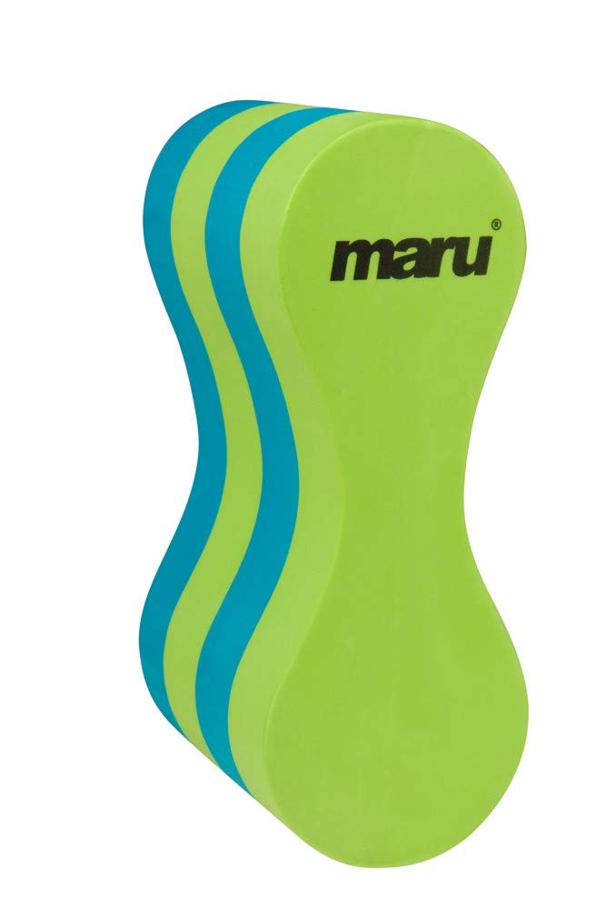 MARU Swimming Pull Buoy Float, Adults and Kids, Swimming Aid Equipment for Stength Training, Pool use, Made of Foam, Leg Float, 