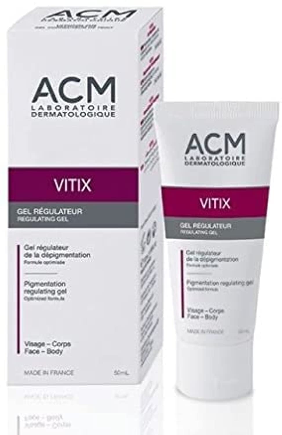 ACM VITIX AcM Laboratoire Vitix gEL Repigmentation Vitiligo Skin 50ml Vitiliginous Skin Treatment Beauty Skin