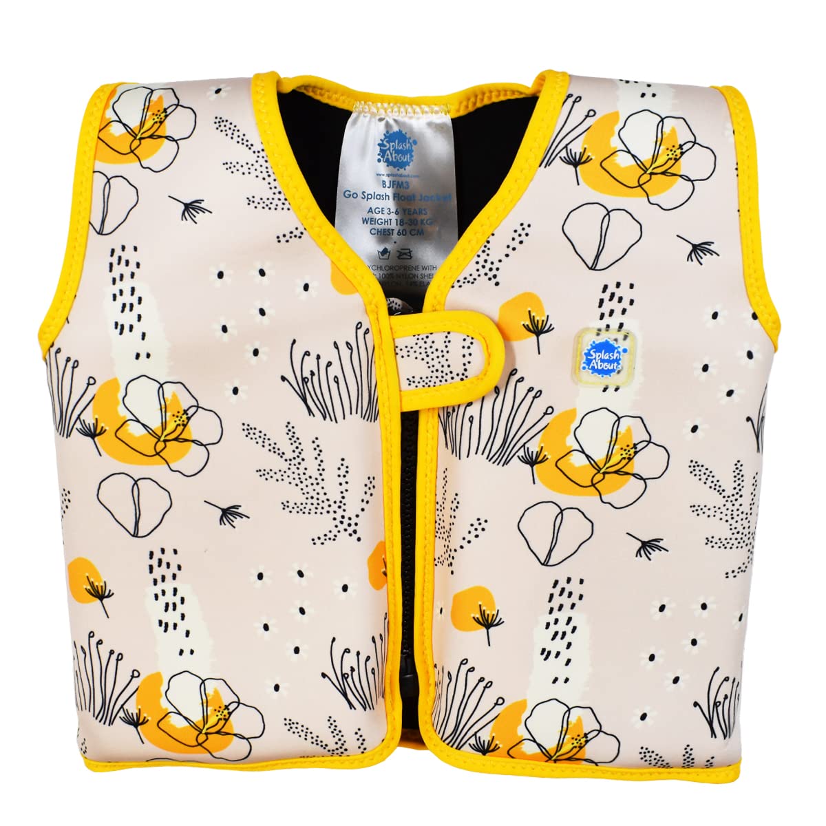 Splash About Kids Swim Jacket with Adjustable Floats Learn to Swim