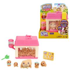 Little Live Pets - Mama Surprise Minis Feed and Nurture a Lil Bunny Inside Their Hutch so she can be a Mama She has 2, 3, or 4 B