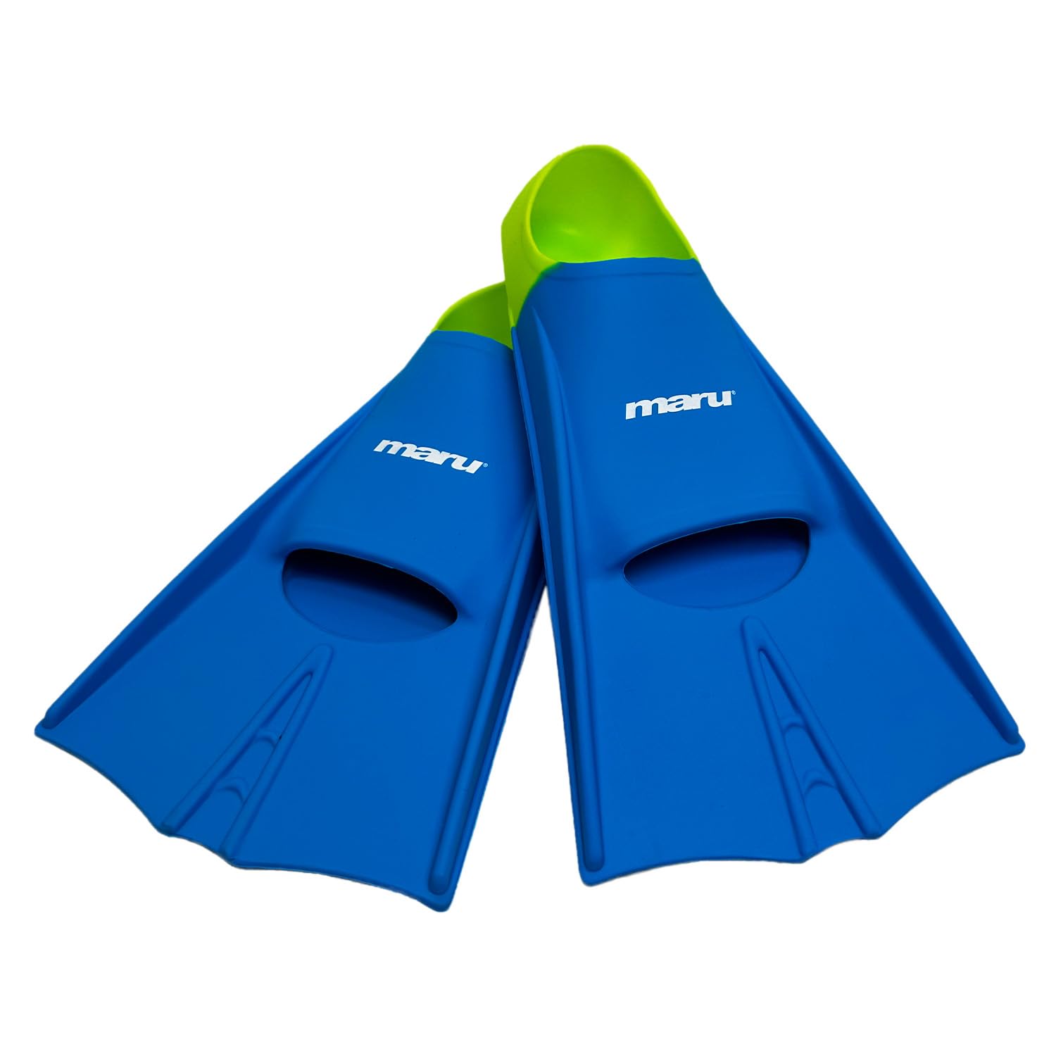 Maru Training Fins, Silicone Swimming Flippers for Stronger, Faster Kick with greater Propulsion, Used for Training, Unisex Swim