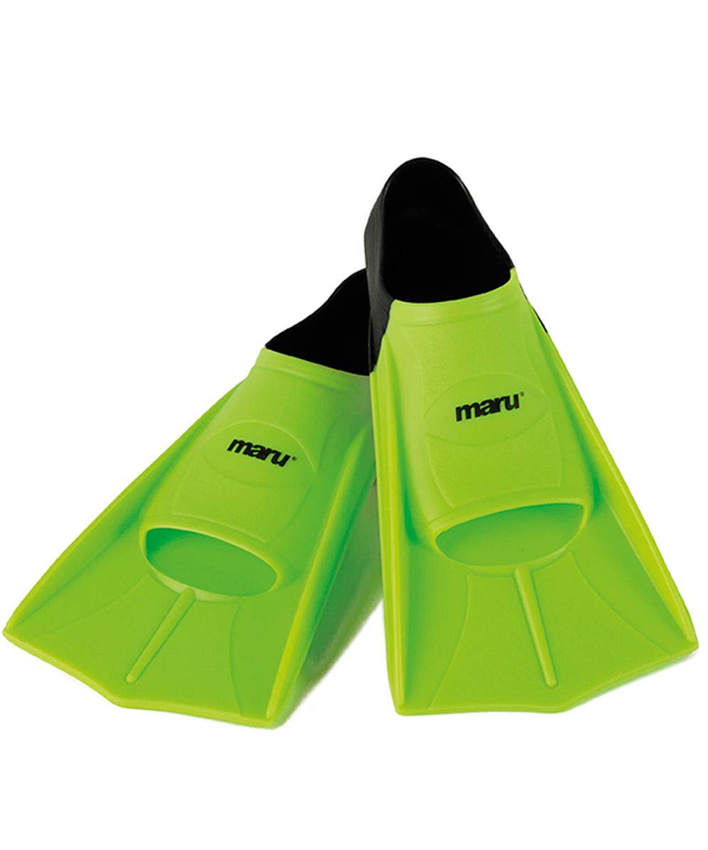 MARU Training Fins, Silicone Swimming Flippers for Stronger, Faster Kick with greater Propulsion, Unisex Swimming Fins for Adult