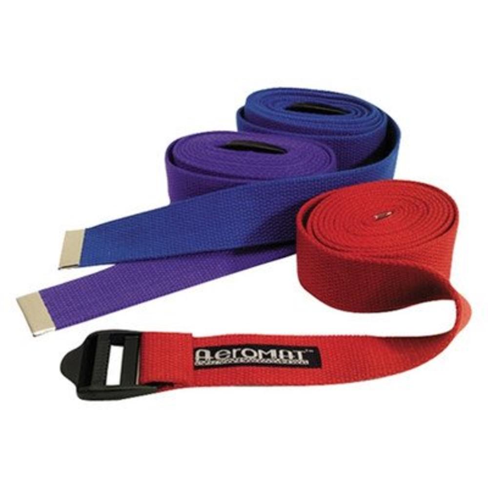 Aeromat Yoga Strap Color: Black, Size: 96" Length