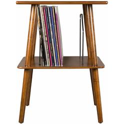 Crosley Modern Marketing ST66-MA Manchester Record Player Stand - Turntable Stand&#44; Mahogany