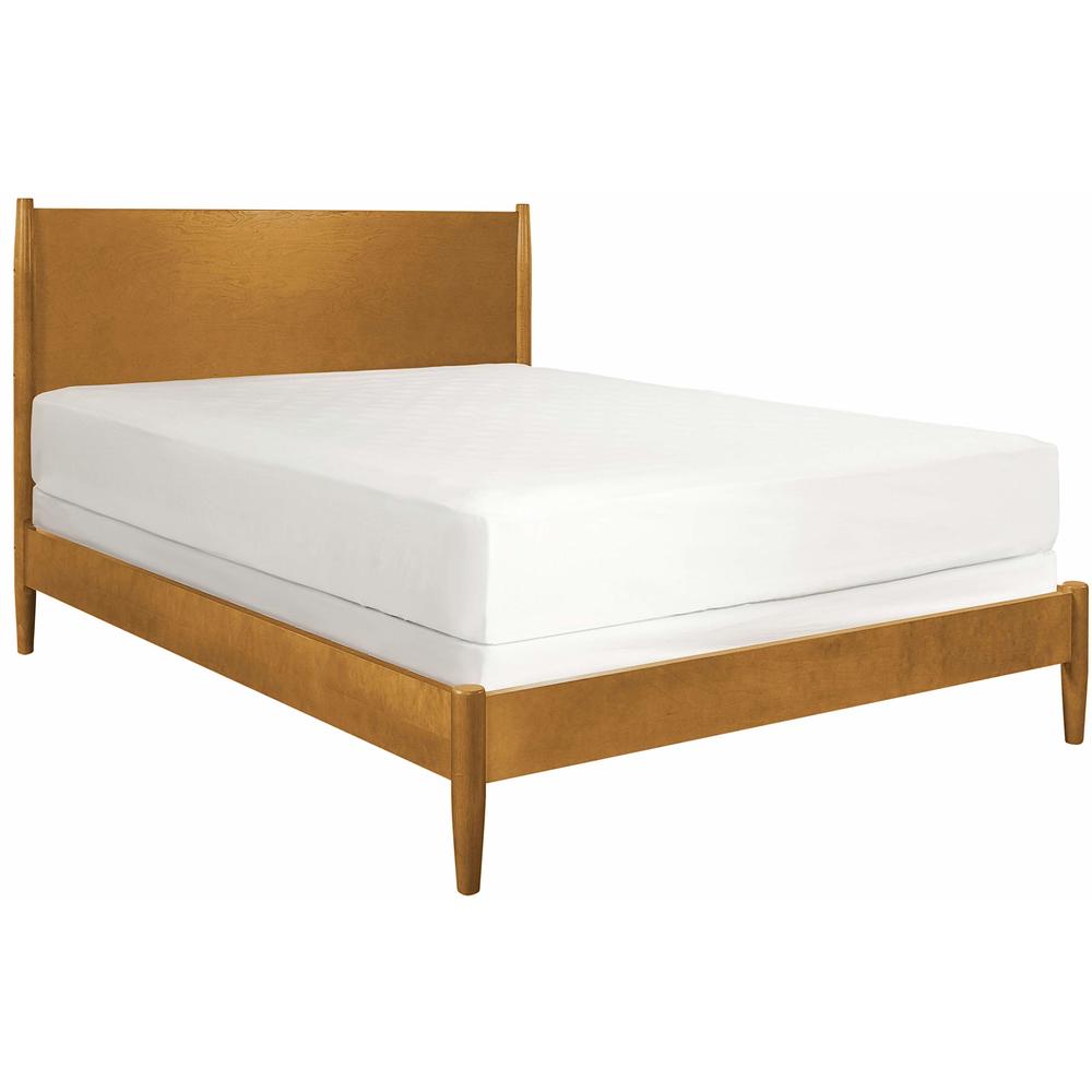 Crosley Furniture KF726001AC Landon Platform Bed and Headboard, King, Acorn