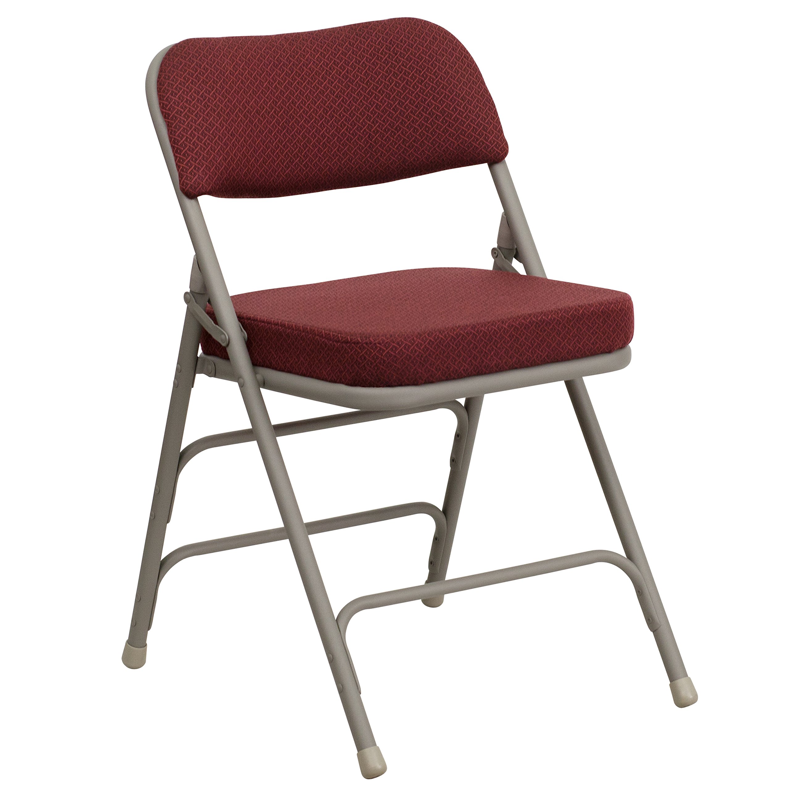 StarSun Depot Flash Furniture HERCULES Series Premium Curved Triple Braced & Double Hinged Navy Fabric Metal Folding Chair