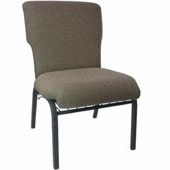 Flash Furniture EPCHT-112 21 in. Advantage Jute Discount Church Chair, Brown