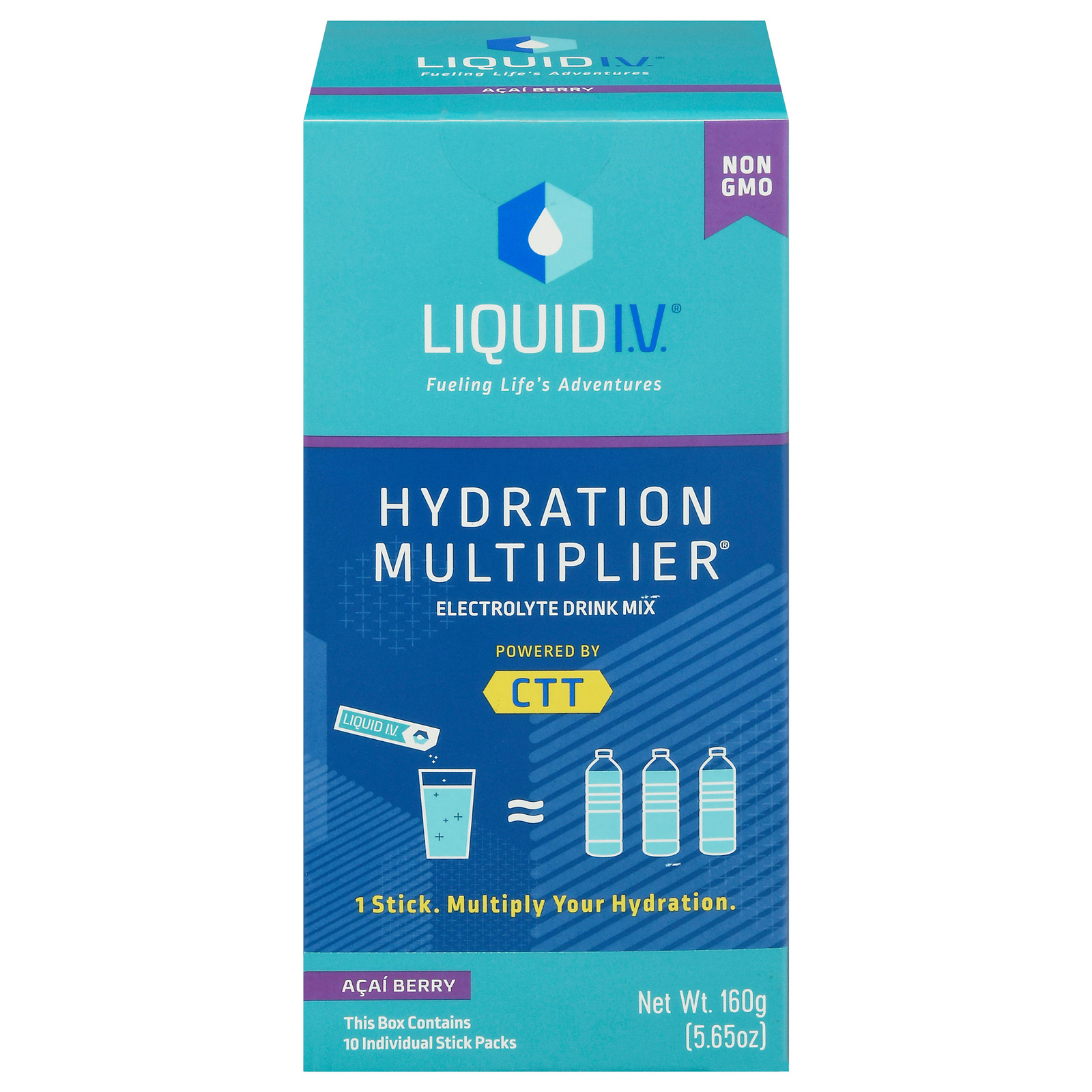Liquid I.V. Liquid Iv - Drink Mx Acai Berry 10 ct - 1 Each-565 Oz(D0102H549UX)