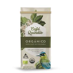 Cafe Quindio Organic Ground Coffee 340 g / 12 oz / 0.8 lb., Medium Roast 100% Organic Colombian Arabica Coffee, Handpicked free 