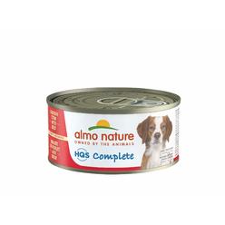almo nature HQS Complete Chicken Stew with Beef & Carrot in Gravy, Grain Free, Additive Free, Adult Dog Canned Wet Food, Shredde