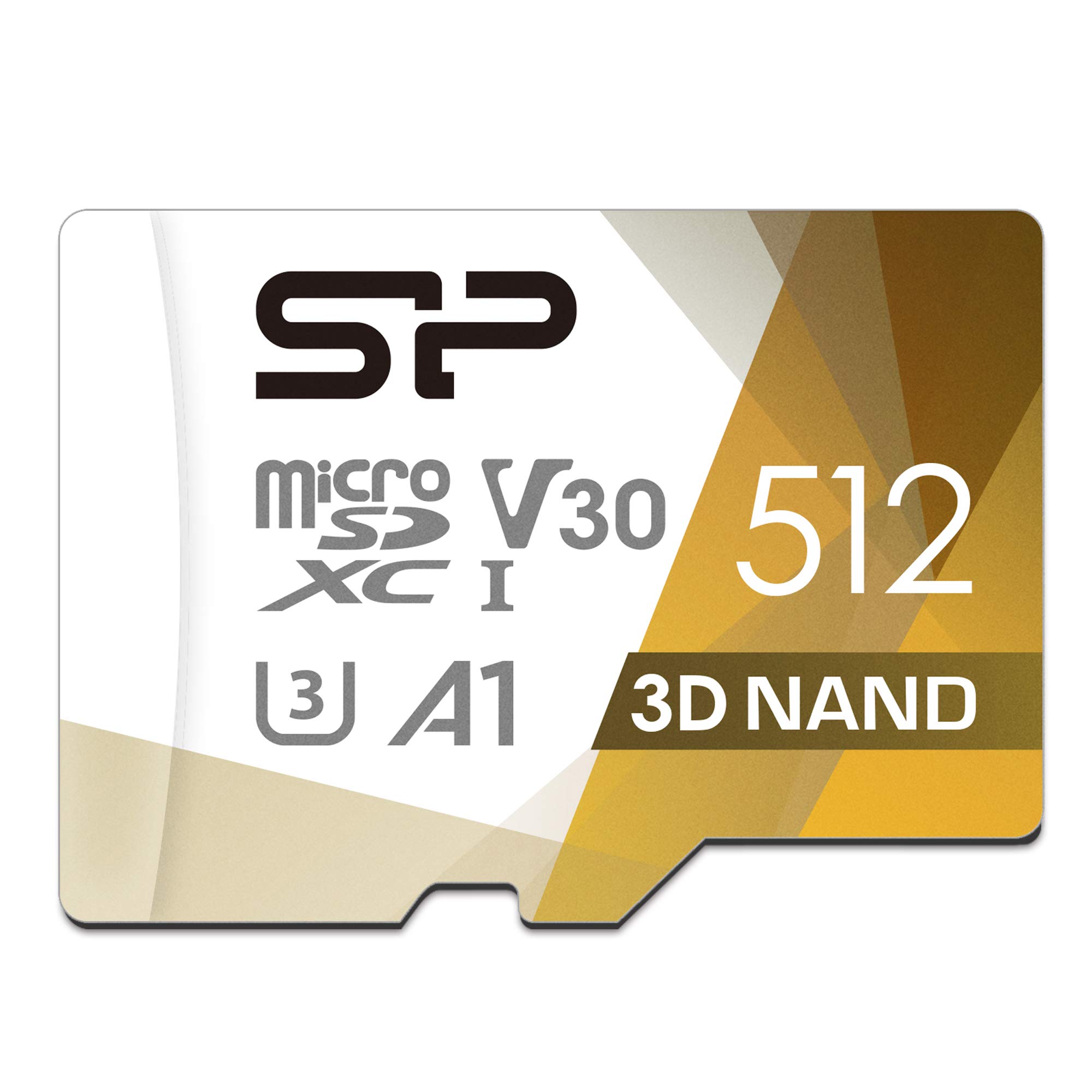 SP Silicon Power Silicon Power 512gB Micro SD card U3 SDXc microsdxc High Speed MicroSD Memory card with Adapter for Nintendo-Switch Steam Deck D