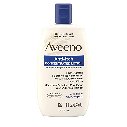 Aveeno Anti-Itch concentrated Lotion with Triple Oat complex 4 fl Ounce (118 ml) Lotion