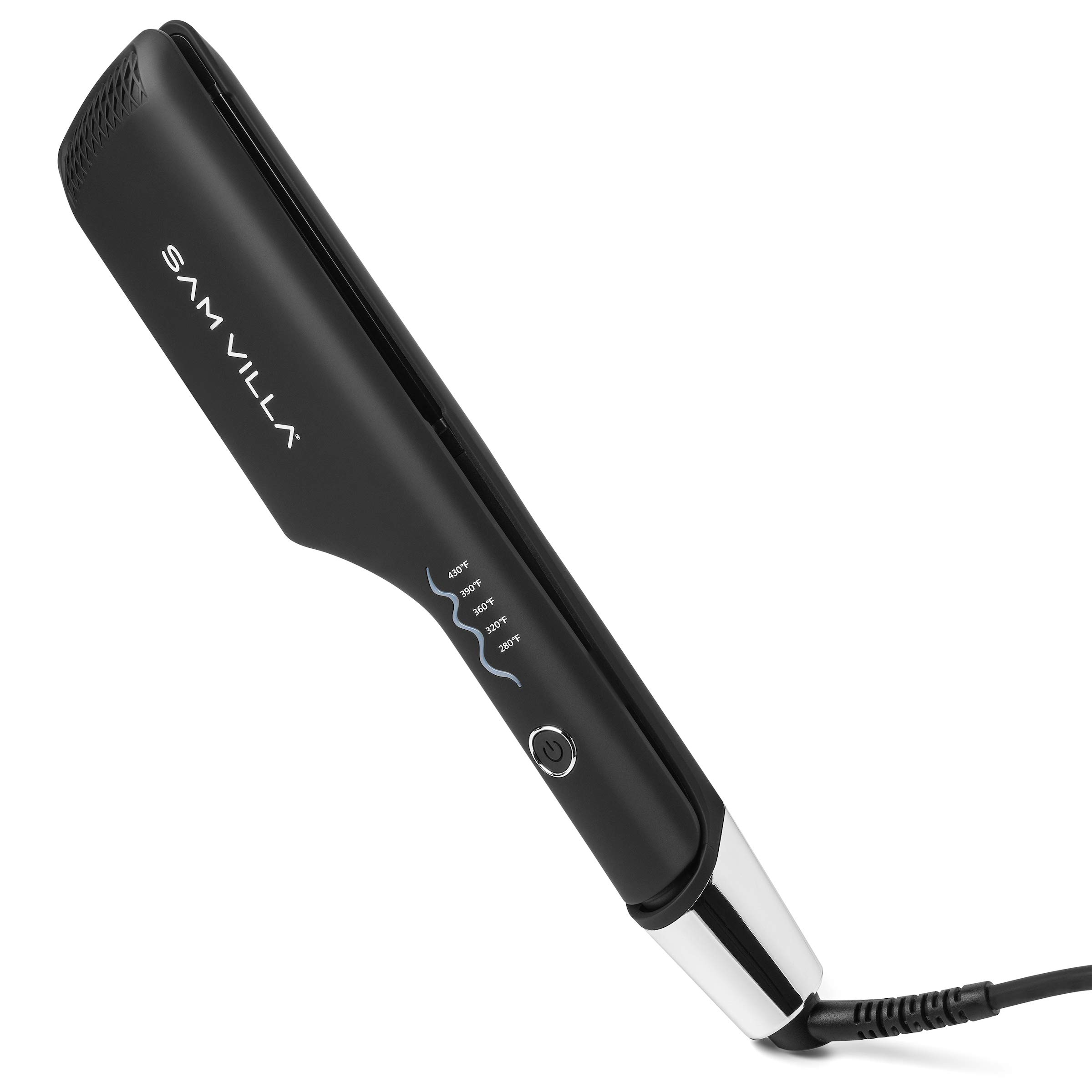 Sam Villa Pro Results Double-Barrel Hair Waver Iron with Variable Temperature Settings 1 Count (Pack of 1)