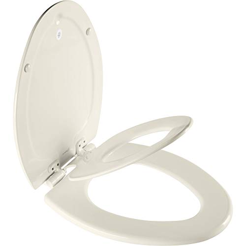 Mayfair 1888Slow 346 Nextstep2 Toilet Seat With Built-In Potty Training Seat, Slow-Close, Removable That Will Never Loosen, Elon