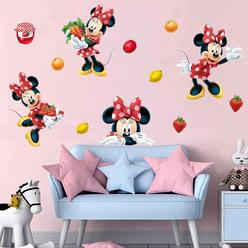 SchwartsCount-Minnie Mouse Wall Decals, Minnie Mouse Wall Stickers, Disney Minnie Wall Decals, Removeable Vinyl Cartoon Peel and