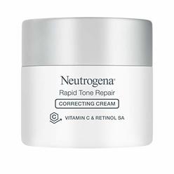 Neutrogena Rapid Tone Repair Retinol + Vitamin C Correcting Cream, Tone Evening Face & Neck Cream with Vitamin C, Retinol & Hyal