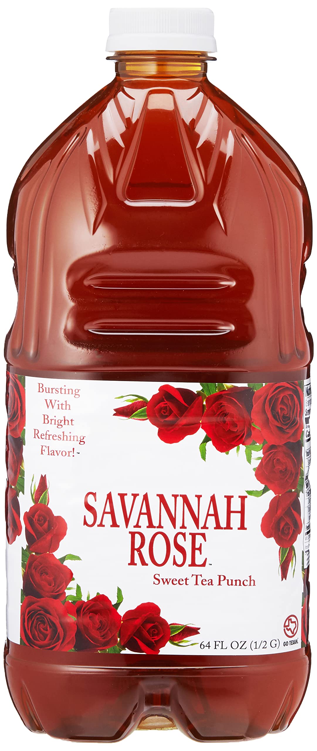 Savannah Rose Sweet Tea Punch, Black Tea, Natural Fruit Flavors, Real Cane Sugar, NO ARTIFICIAL FLAVORS 64 Oz.
