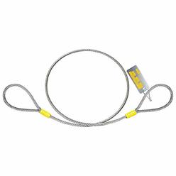YELLOW LIFTING 5/8" x 10' 6x25 EIPS Flemished Wire Rope Sling Vertical 7800 LBS Basket 15600 LBS Choker 5800 LBS