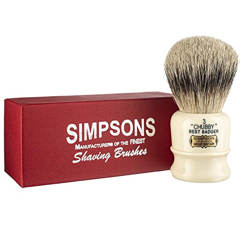 Simpson Shaving Brus Simpsons Best Badger Shaving Brush (Chubby CH1 Best)