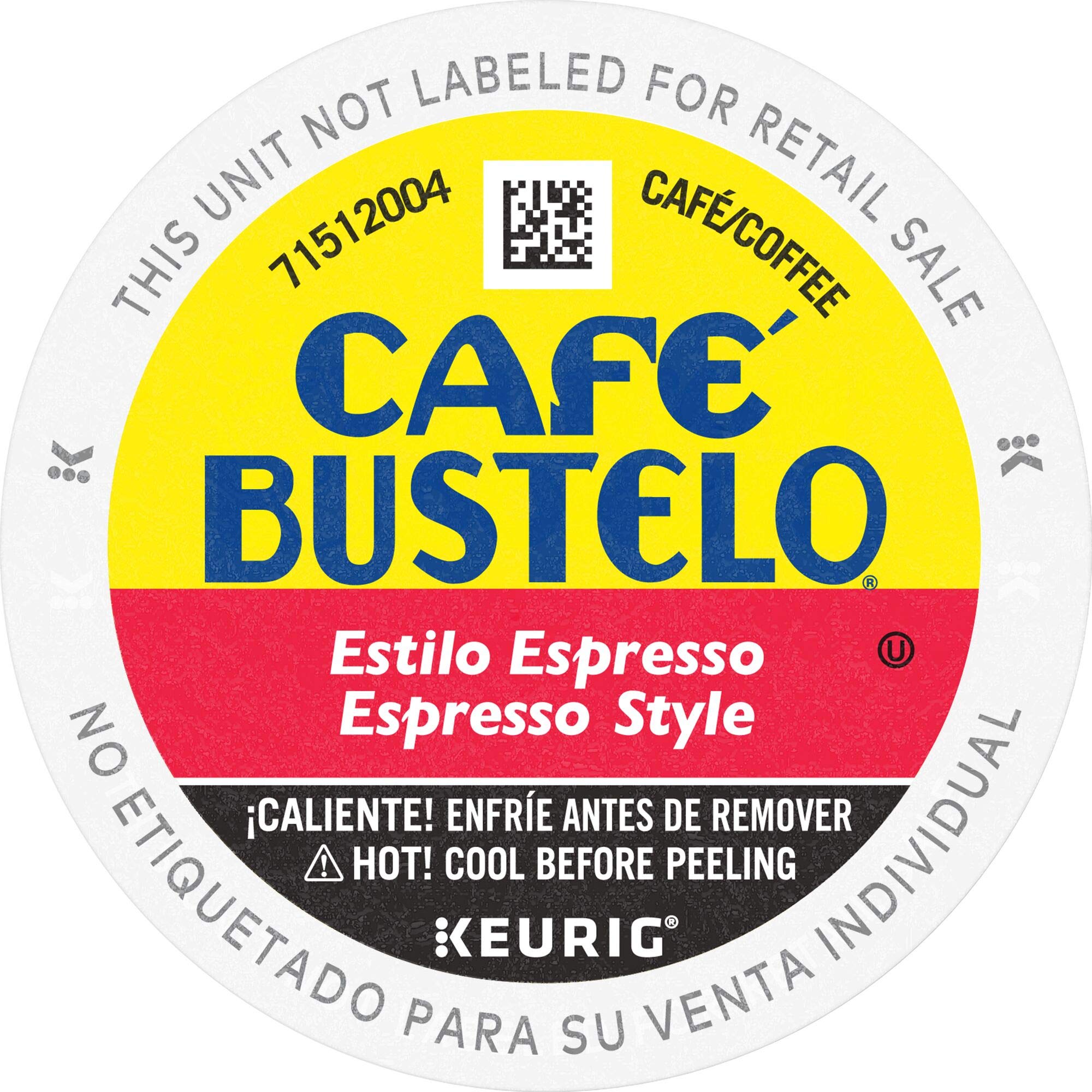 Cafe Bustelo Caf? Bustelo Espresso Style Dark Roast Coffee, 24 Keurig K-Cup Pods