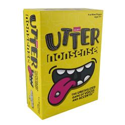 Utter Nonsense LLC Utter Nonsense Naughty Edition -- The crazy Board game of Voices and Accents -- Adult Version -- Mature content -- 17+