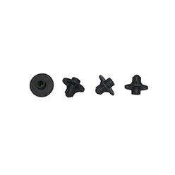 TravelChair Anti-Sink Disc, For Shock Cord Chairs on Soft Surfaces, Set of 4, Black